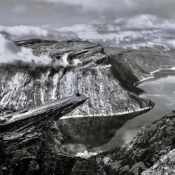 Trolltunga, Norway, Hiking, Fjord