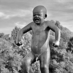 Vigeland sculpture, Angry boy, Oslo